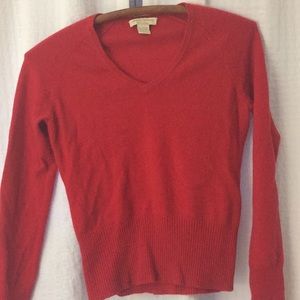Simply Cashmere red sweater